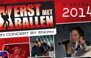 Kerst, met, ballen, show, enorm, theaters, feest,