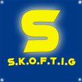 Skoftig, feest, logo, dj's, band