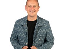 Zanger Lars Groenink persfoto