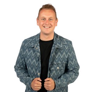 Zanger Lars Groenink persfoto